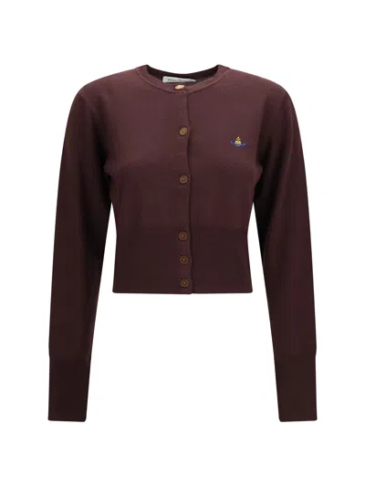Vivienne Westwood Bea Cardigan In Brown