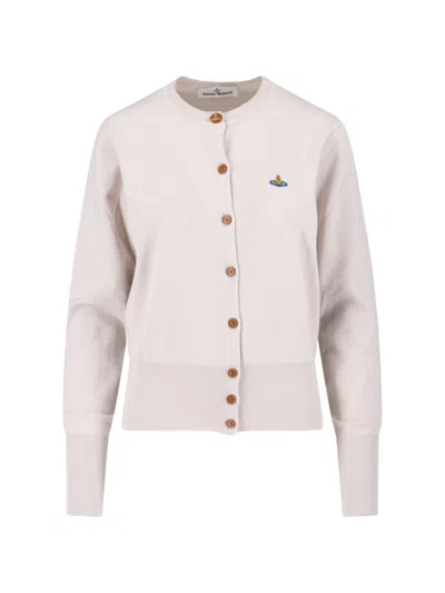 VIVIENNE WESTWOOD VIVIENNE WESTWOOD "BEA" CARDIGAN – CREAM