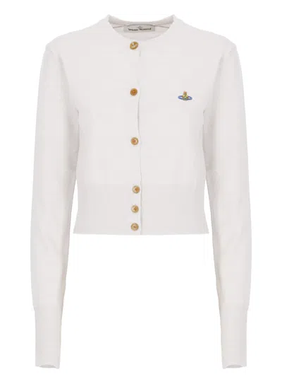 Vivienne Westwood Bea Cardigan In Gray
