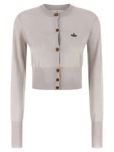 Vivienne Westwood Bea Cardigan In Gray