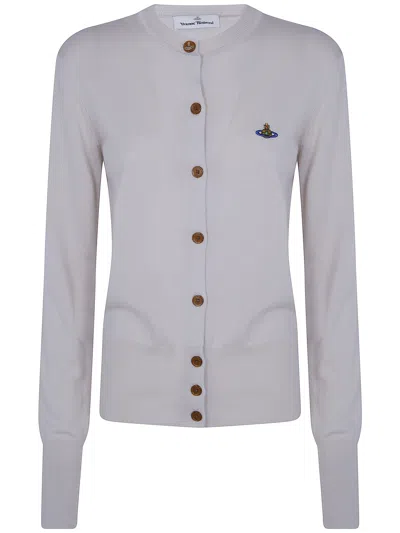 Vivienne Westwood "bea" Cardigan In Gray