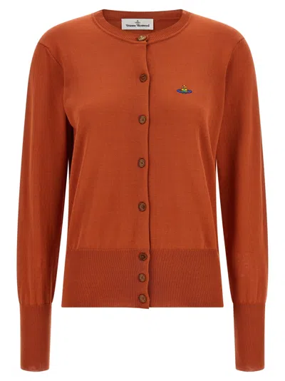 Vivienne Westwood Bea Cardigan In Orange