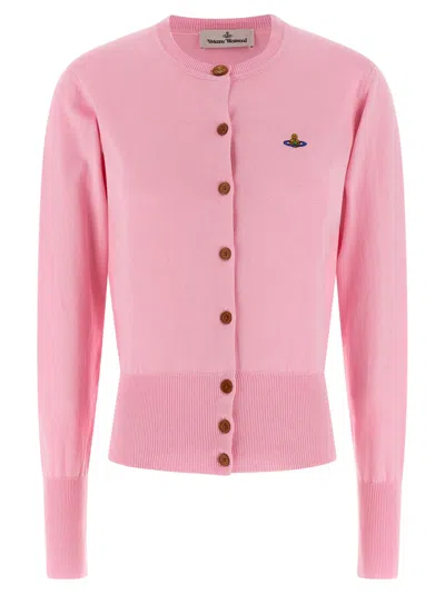 Vivienne Westwood Bea Cardigan In Pink