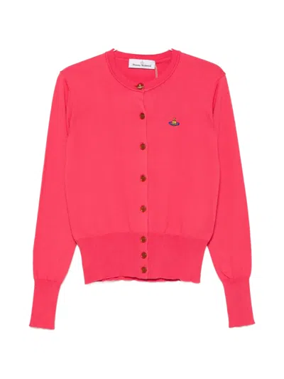 Vivienne Westwood Bea Cardigan In Pink
