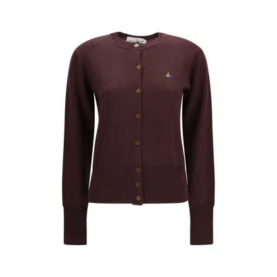 Vivienne Westwood Bea Cardigan In Purple