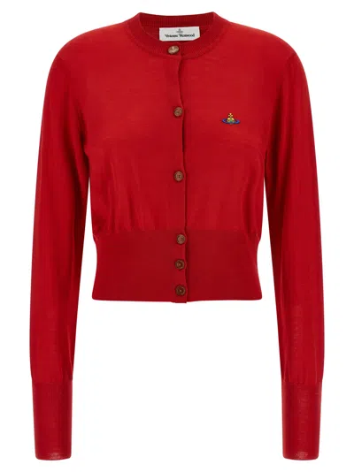 Vivienne Westwood Bea Cardigan In Red