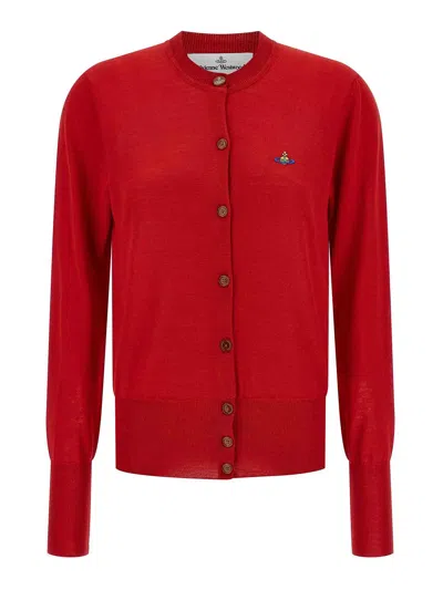 Vivienne Westwood Bea Cardigan In Red