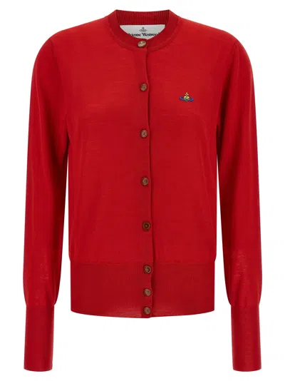 Vivienne Westwood Bea Cardigan In Red