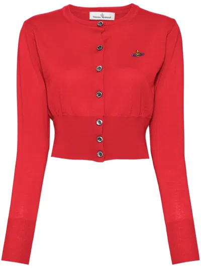 Vivienne Westwood Bea Cardigan In Red