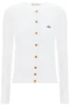 VIVIENNE WESTWOOD BEA CARDIGAN WITH LOGO EMBROIDERED