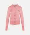 Vivienne Westwood Bea Orb-embellished Button Cardigan In Purple