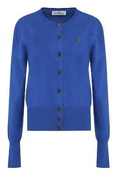 Pre-owned Vivienne Westwood Bea Cashmere Cardigan In Blue