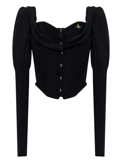 Vivienne Westwood Bea Corset Cardi Clothing In Black