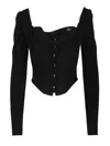 Vivienne Westwood Mens Black Bea Corset Cotton And Cashmere-blend Cardigan In Black