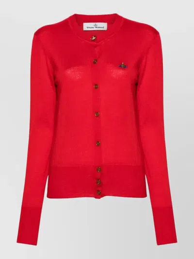 VIVIENNE WESTWOOD BEA COTTON BLEND KNIT CARDIGAN