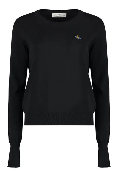 VIVIENNE WESTWOOD VIVIENNE WESTWOOD BEA COTTON CREW-NECK SWEATER