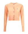 Vivienne Westwood Cropped Bea Cardigan In Nude