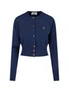Vivienne Westwood Ribbed Crewneck Knitwear With Cuffs And Hem