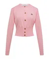 Vivienne Westwood Bea Short Cardigan In Pink