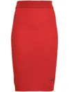 Vivienne Westwood Bea Knitted Skirt In Red