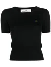 Vivienne Westwood Classic Orb T-shirt In Black