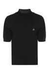 Vivienne Westwood Woman Turtleneck Black Size L Virgin Wool In Black
