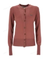 Vivienne Westwood Cardigan With Logo In Brown