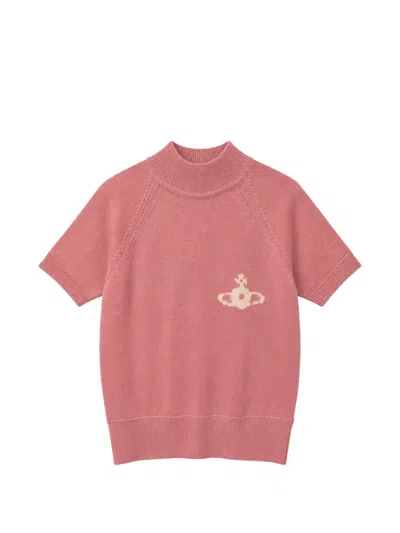 Vivienne Westwood Bea Orb-motif Sweater In Pink