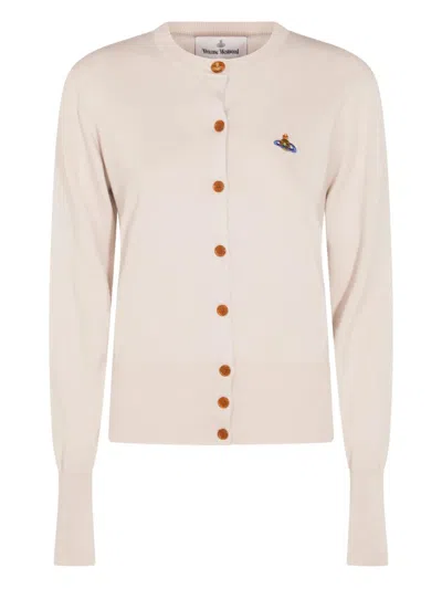 VIVIENNE WESTWOOD BEA RIBBED-KNIT CARDIGAN