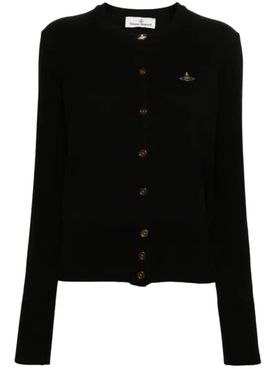 Vivienne Westwood Bea Ribbed-knit Cardigan Clothing