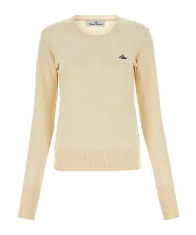 Vivienne Westwood Bea Ribbed-knit Top In Neutral
