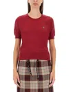 Vivienne Westwood Red Embroidered Logo Sweater