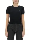 Vivienne Westwood Classic Orb T-shirt In Black