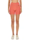 Vivienne Westwood Bea Ribbed Hem Shorts In Pink