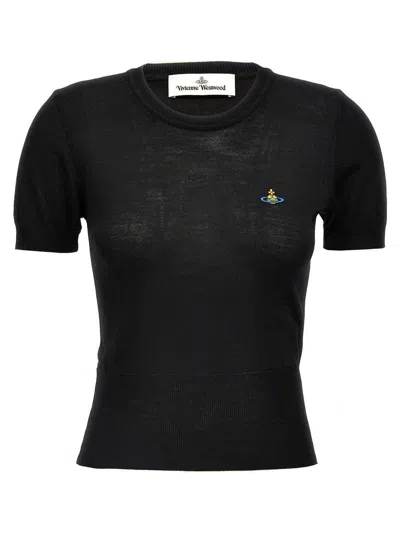 VIVIENNE WESTWOOD VIVIENNE WESTWOOD BEA SHORT SLEEVE SWEATER