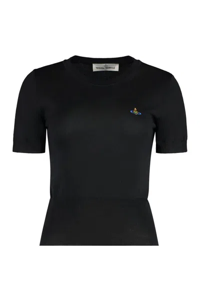 VIVIENNE WESTWOOD VIVIENNE WESTWOOD BEA SHORT SLEEVE SWEATER