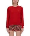 Vivienne Westwood Red Wool And Cashmere Blend Sweater In Red