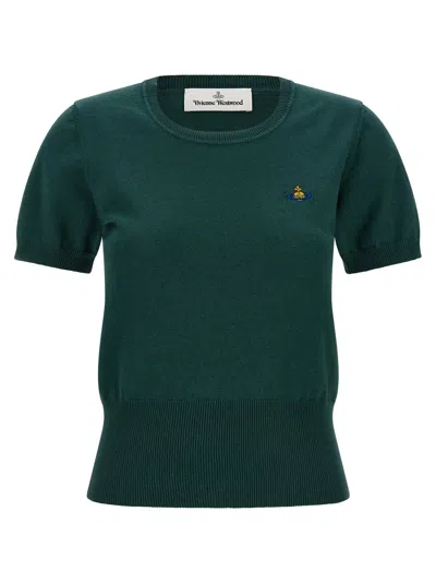 Vivienne Westwood Bea Sweater In Forest Green