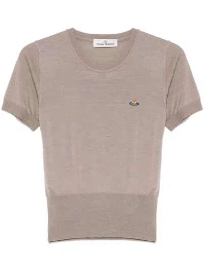 Vivienne Westwood Bea T-shirt In Neutrals
