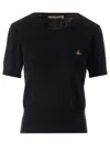 Vivienne Westwood Bea Short Sleeve Sweater In Black