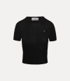 Vivienne Westwood Cotton And Cashmere Blend Top In Black
