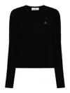 Vivienne Westwood Women Cotton And Cashmere Blend Jumper In Black