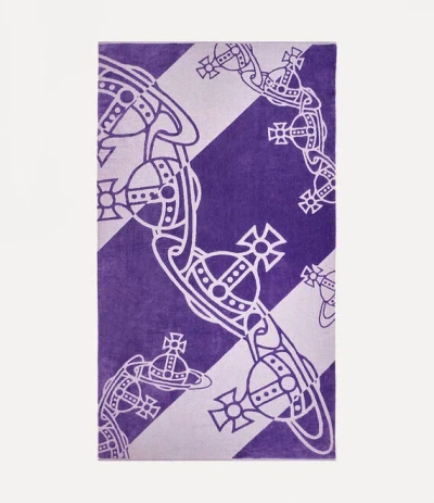 Vivienne Westwood Beach Towel In Purple