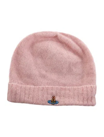 Pre-owned Vivienne Westwood Beanie Hat In Pink