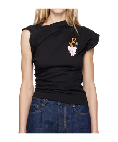Vivienne Westwood Bear Hebo T-shirt In Black