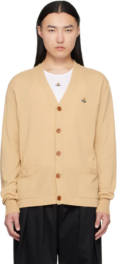 Vivienne Westwood Beige Alex Cardigan In Neutral