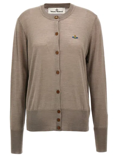 VIVIENNE WESTWOOD BEIGE BEA CARDIGAN