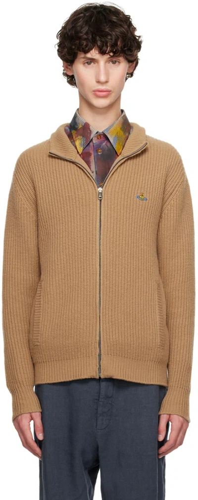 Vivienne Westwood Beige Fisherman Sweater In Ss24-c407