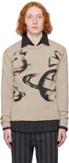 Vivienne Westwood "orbit" Crew Neck Sweater In Ss25-a410