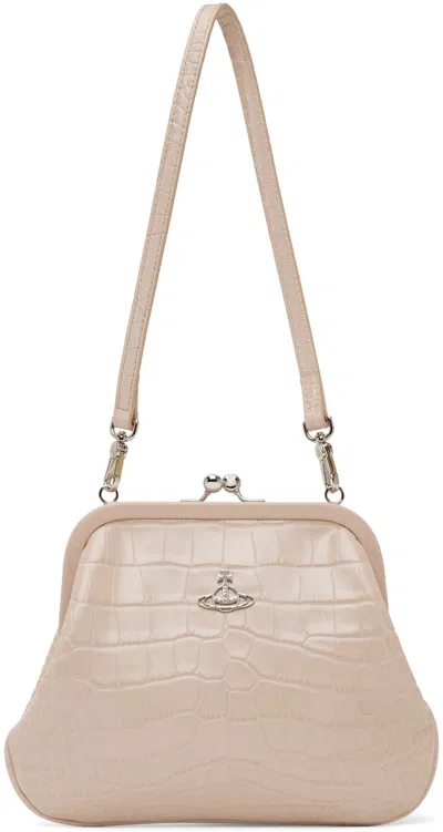 Vivienne Westwood Beige Vivienne's Clutch In C402 Cream